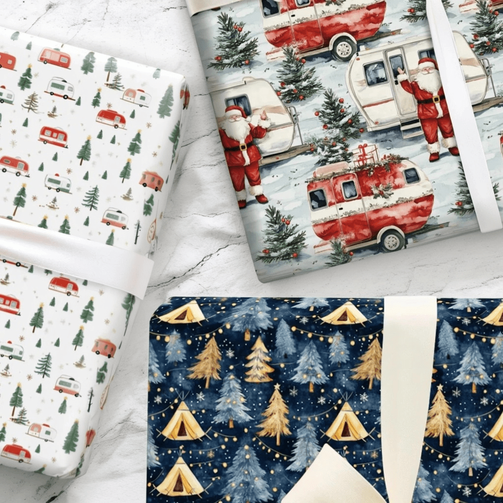 Christmas Camping - Aspen & Arlo