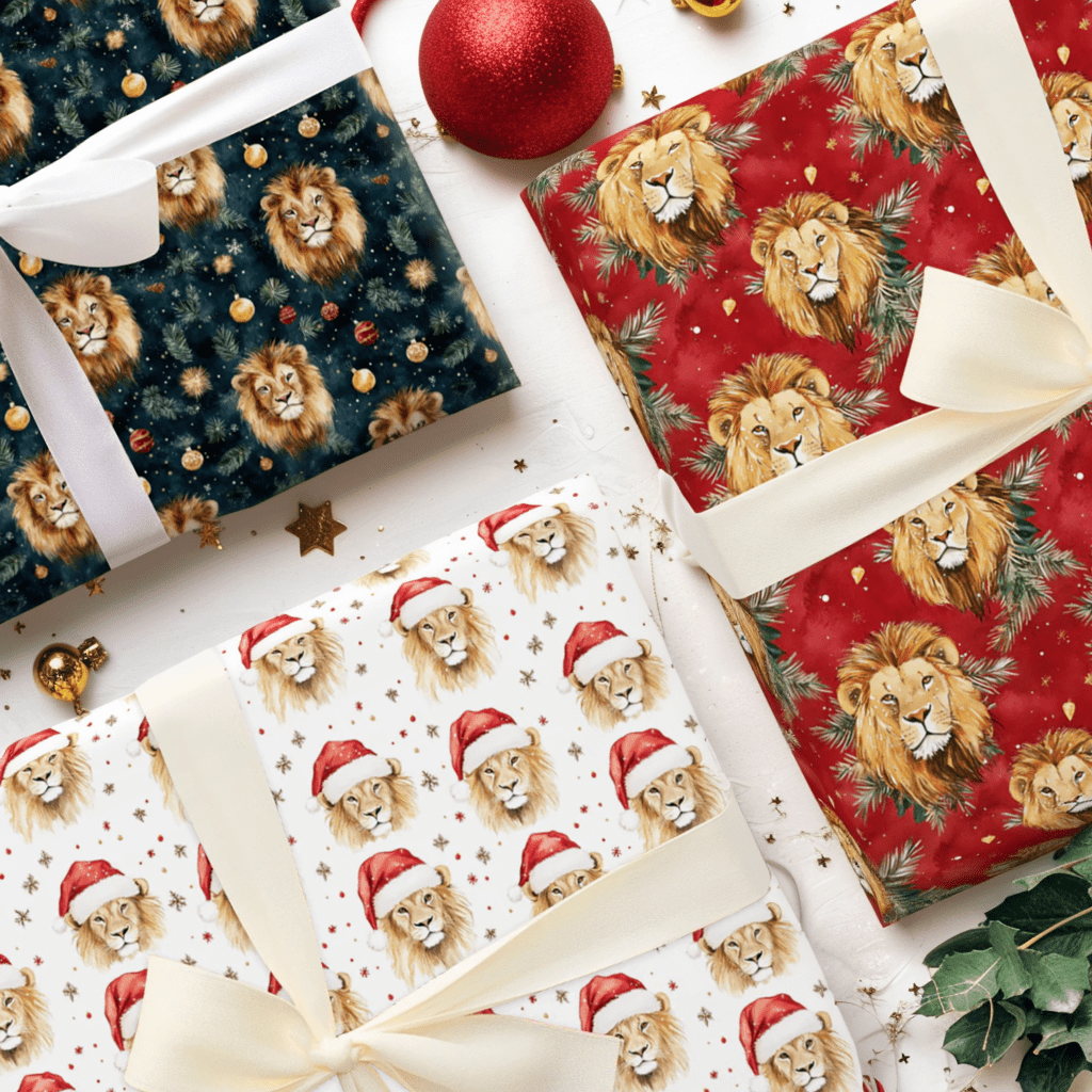 Christmas Lions - Aspen & Arlo