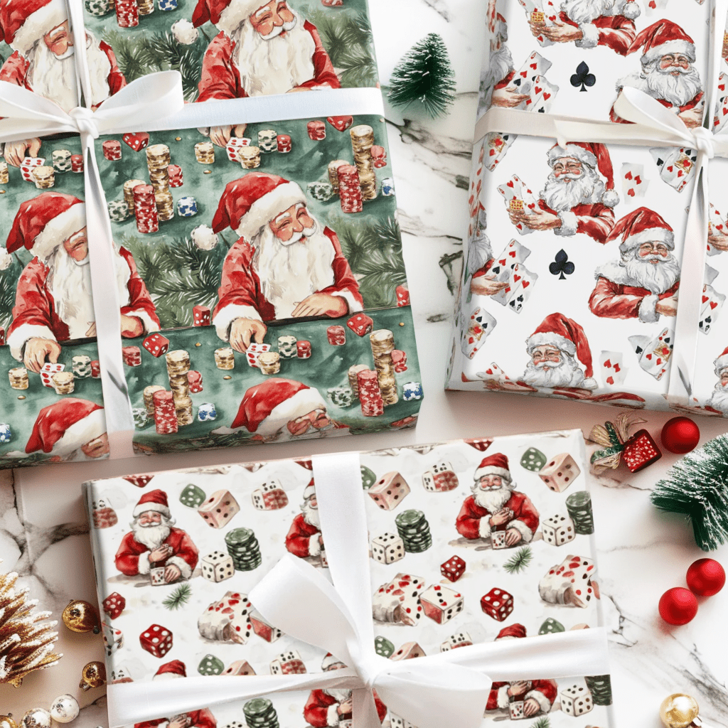 Gambling Santa - Aspen & Arlo