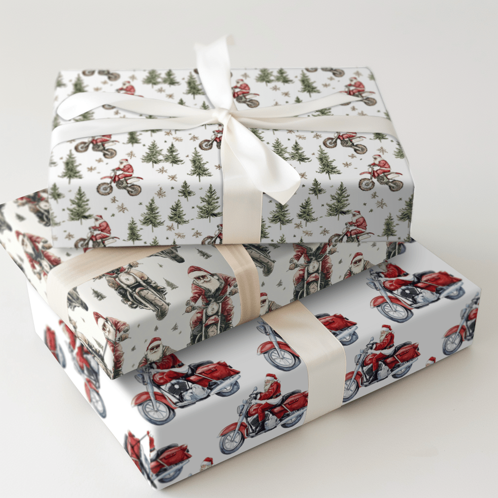 Santa Motorcycle - Aspen & Arlo