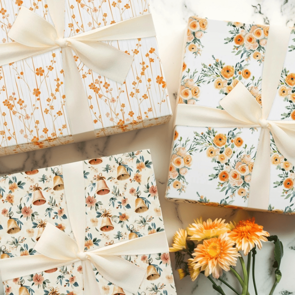 Orange Floral - Aspen & Arlo