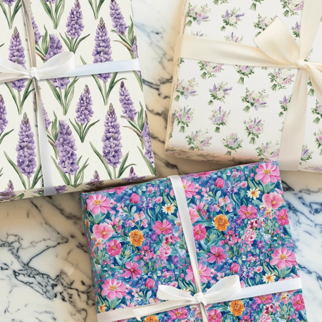 Purple Floral - Aspen & Arlo