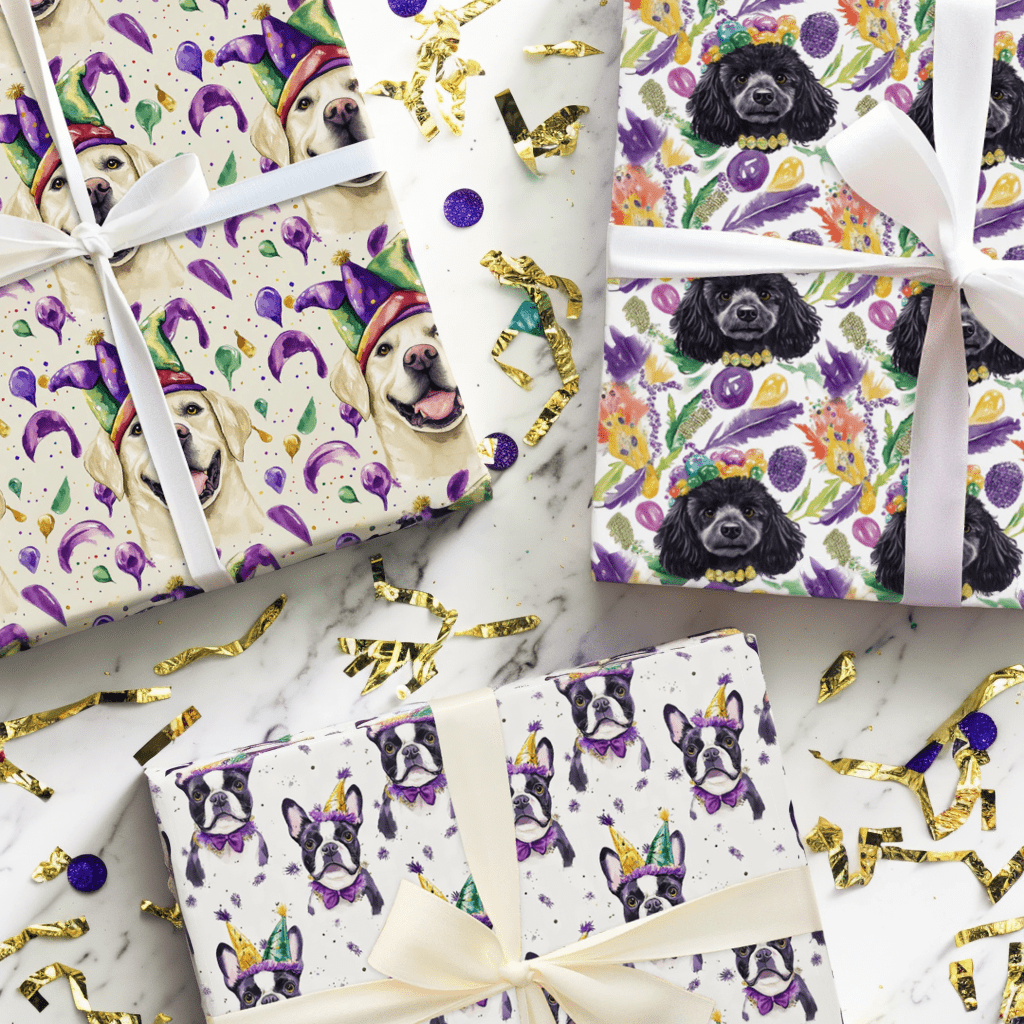 Dog Mardi Gras - Aspen & Arlo