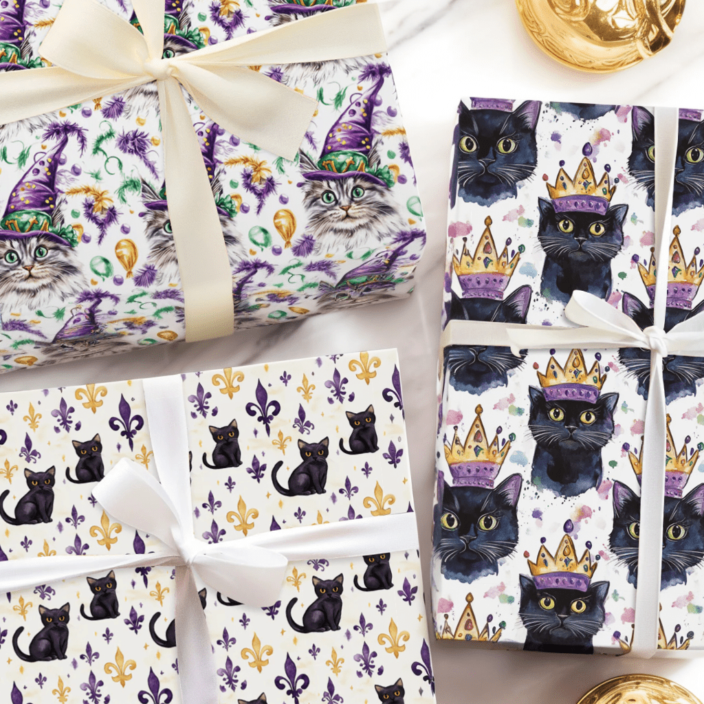 Cat Mardi Gras - Aspen & Arlo