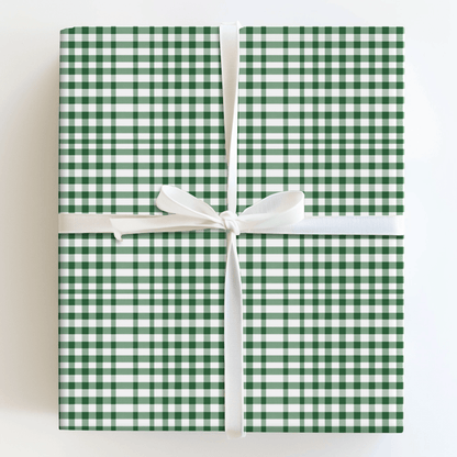 Huntergreen Plaid - Wrapping Paper - Aspen & Arlo