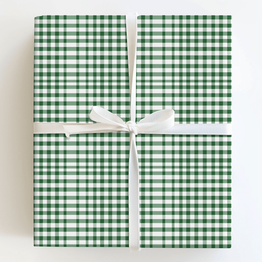 Huntergreen Plaid - Wrapping Paper - Aspen & Arlo