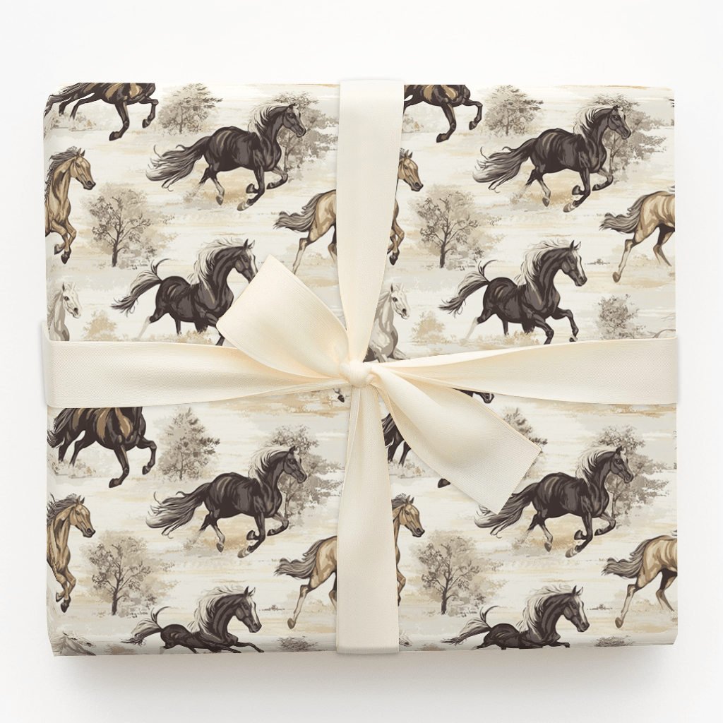 Gallop in Style - Wrapping Paper - Aspen & Arlo