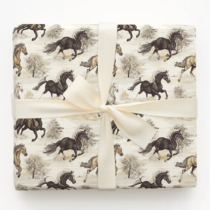 Gallop in Style - Wrapping Paper - Aspen & Arlo