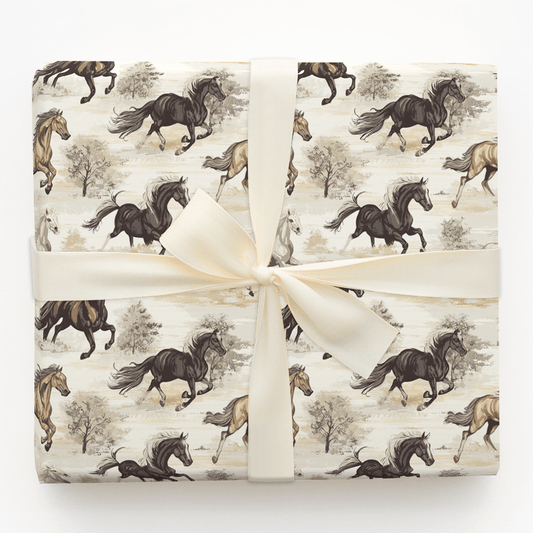 Gallop in Style - Wrapping Paper - Aspen & Arlo