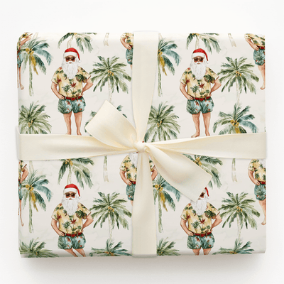 On Santa Time - Wrapping Paper - Aspen & Arlo