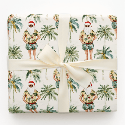 On Santa Time - Wrapping Paper - Aspen & Arlo