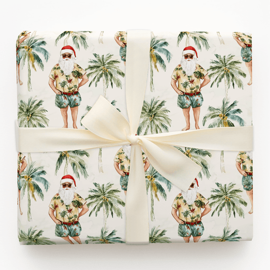 On Santa Time - Wrapping Paper - Aspen & Arlo