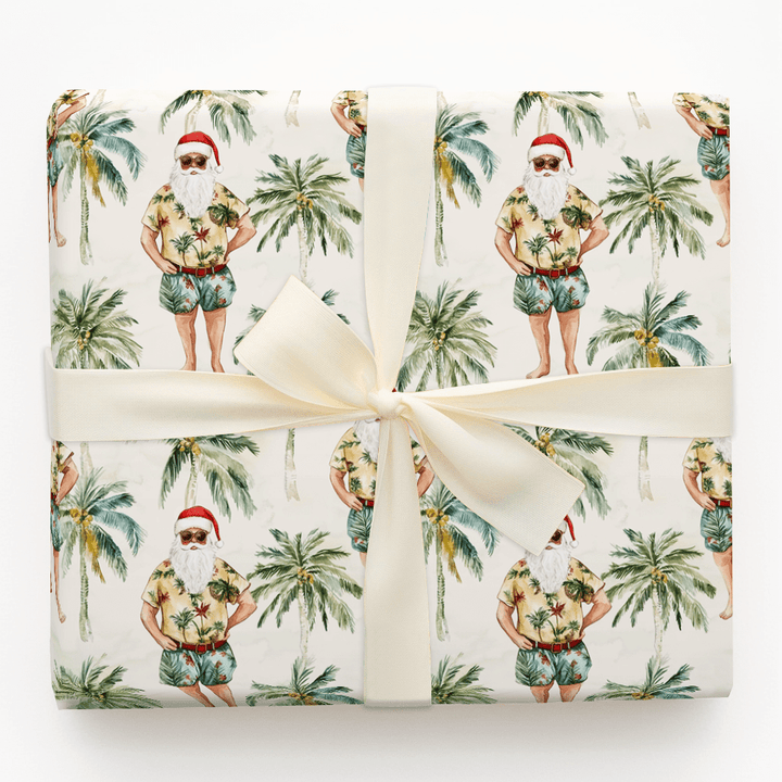 On Santa Time - Wrapping Paper - Aspen & Arlo
