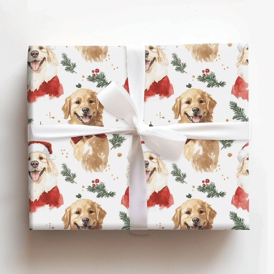 Retrieving Holiday Cheer - Wrapping Paper - Aspen & Arlo