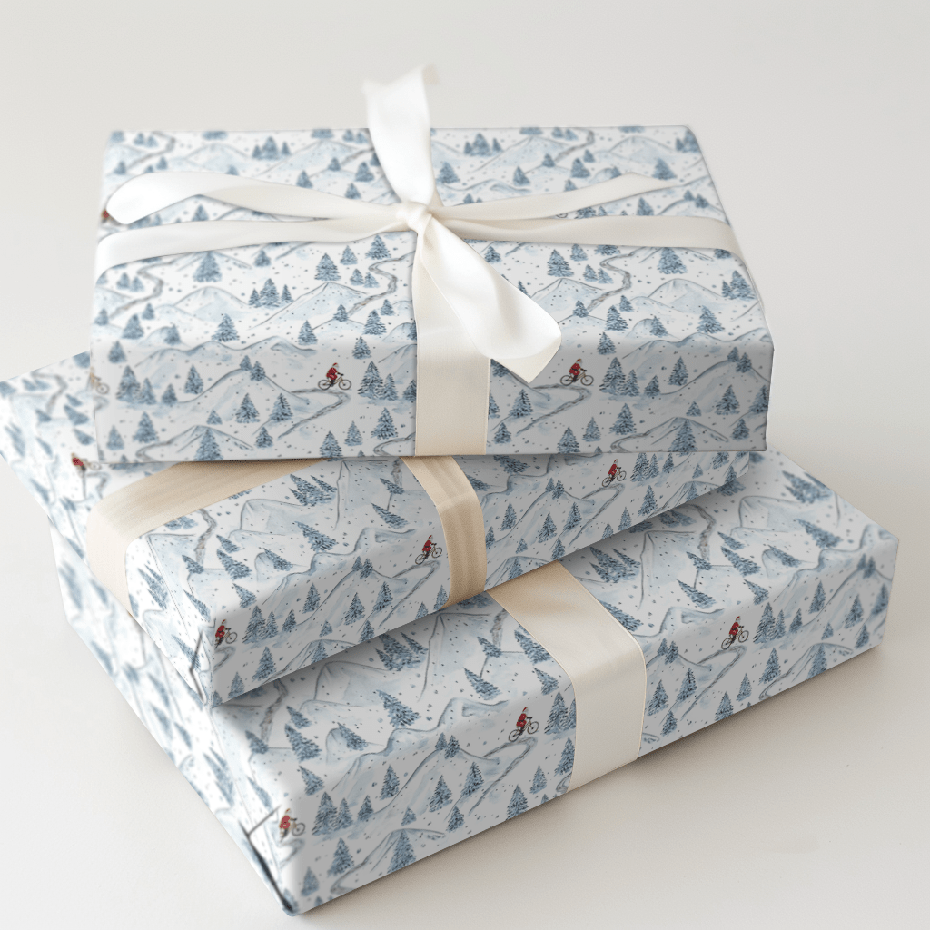 Bella Vista Biking - Wrapping Paper - Aspen & Arlo