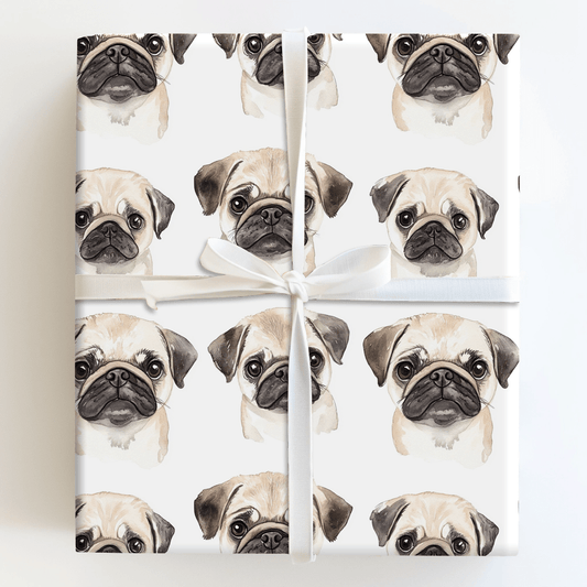 That Pug Face - Wrapping Paper - Aspen & Arlo