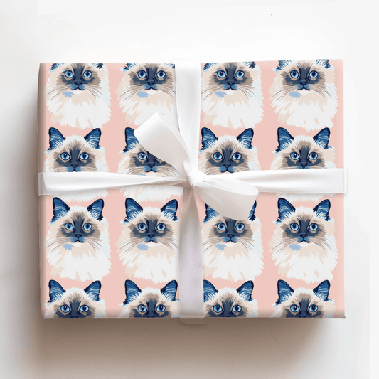 With a Ragdoll - Wrapping Paper - Aspen & Arlo