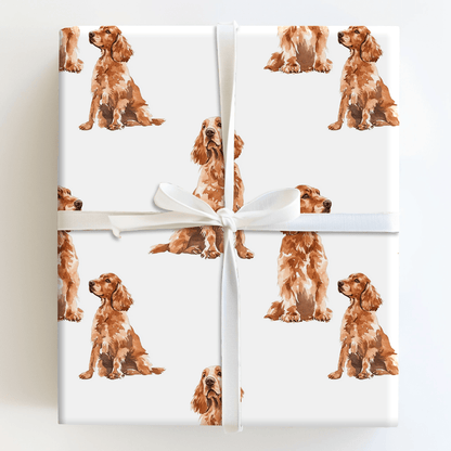 Irish Setters Sittiin' - Wrapping Paper - Aspen & Arlo