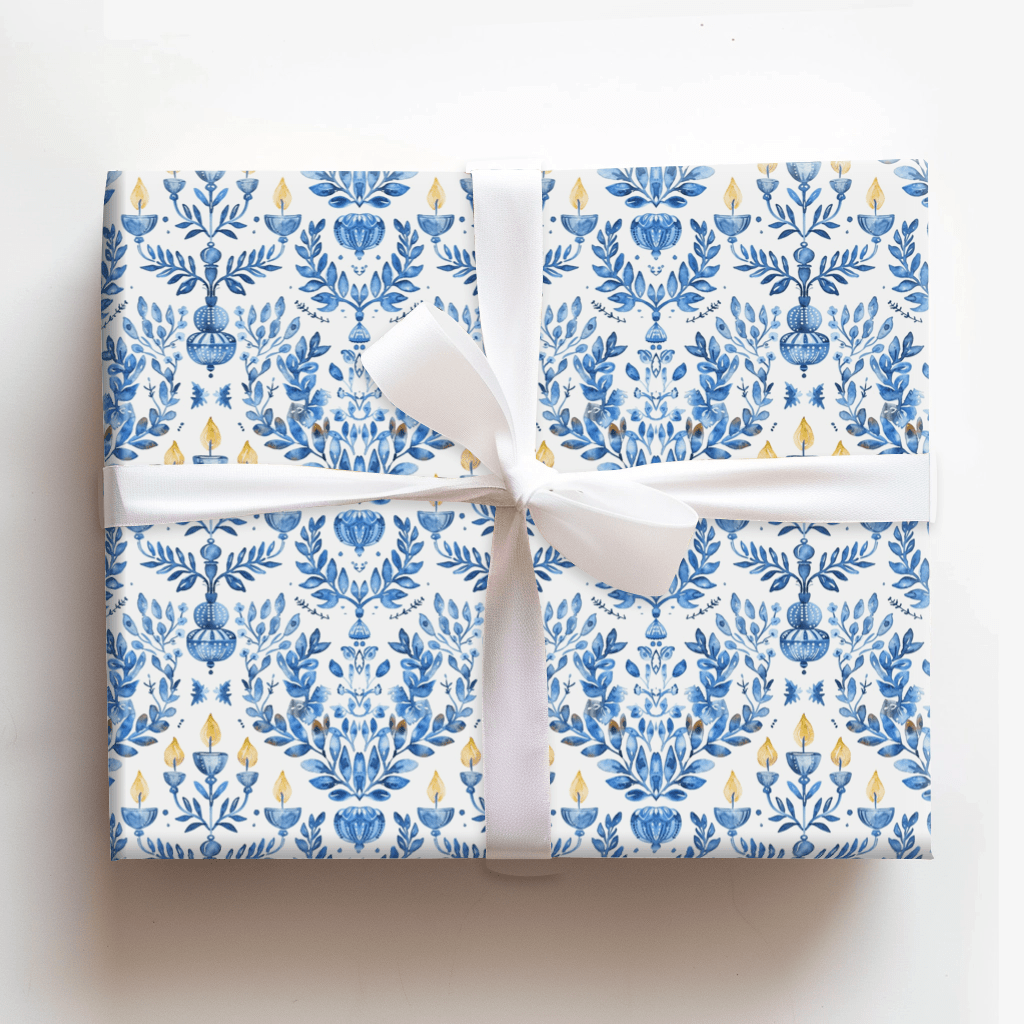 Menorah Magic - Wrapping Paper - Aspen & Arlo