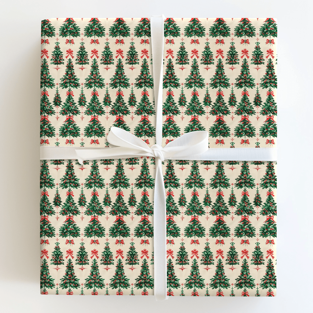 12 Trees of Christmas - Wrapping Paper - Aspen & Arlo