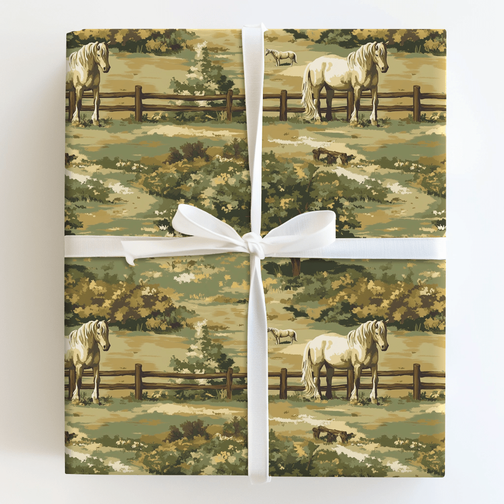 Mustang Morning - Wrapping Paper - Aspen & Arlo