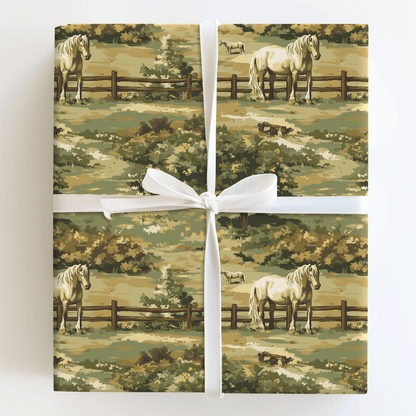 Mustang Morning - Wrapping Paper - Aspen & Arlo
