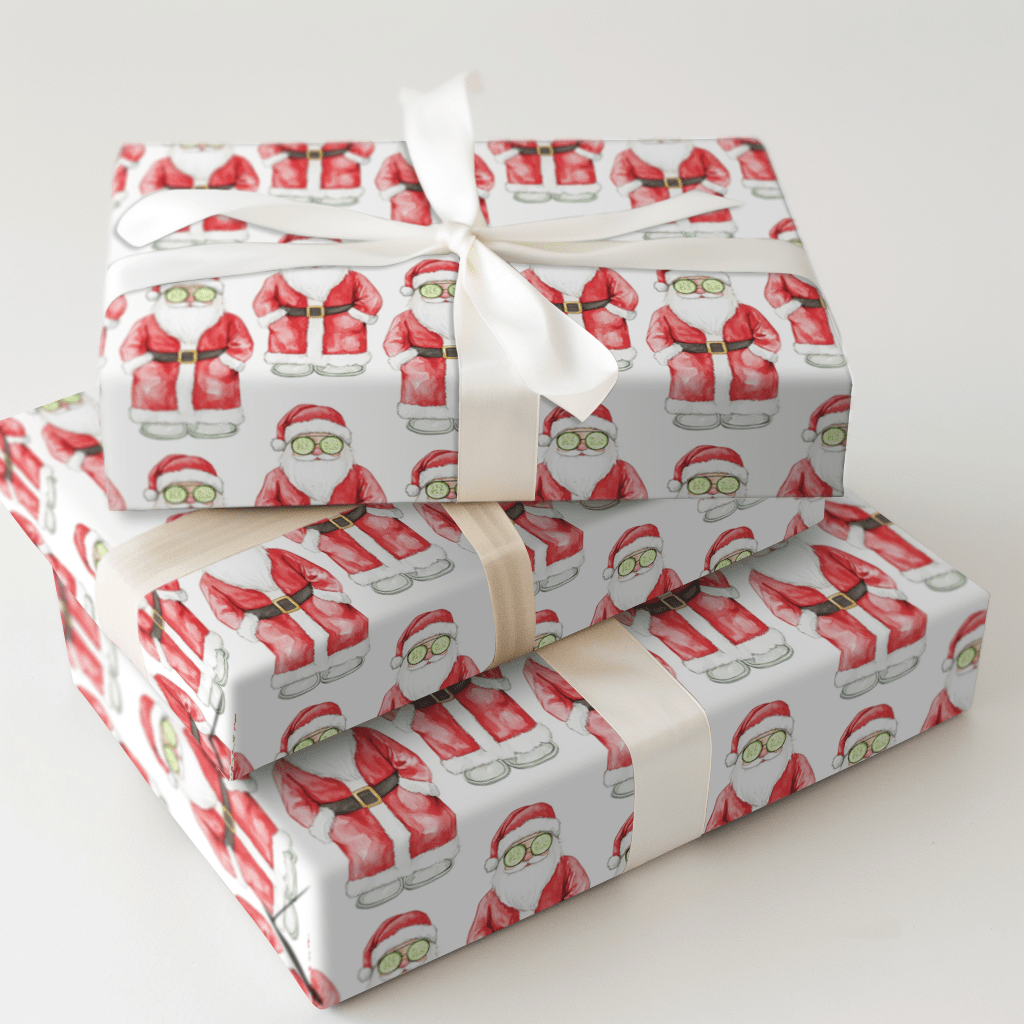 A Claus for Relaxation - Wrapping Paper - Aspen & Arlo