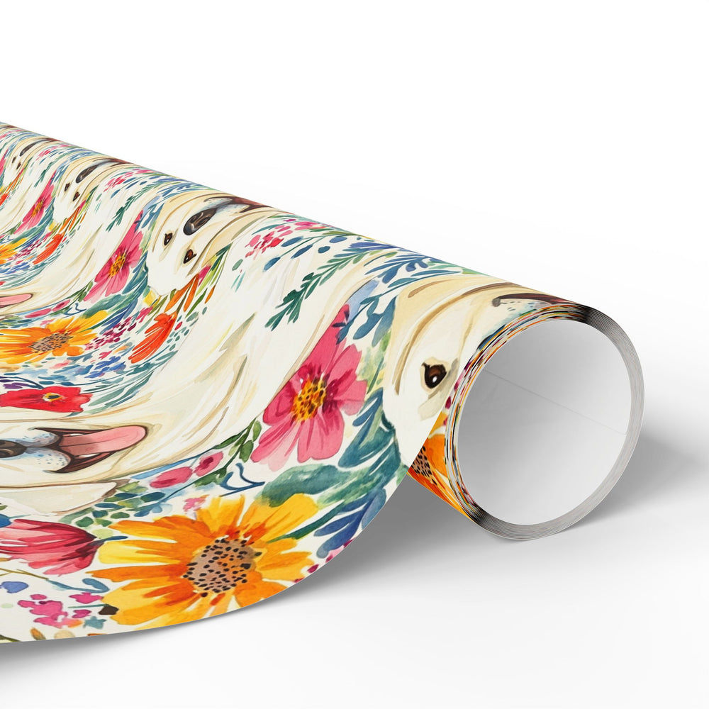 Garden with the White Lab - Wrapping Paper - Aspen & Arlo