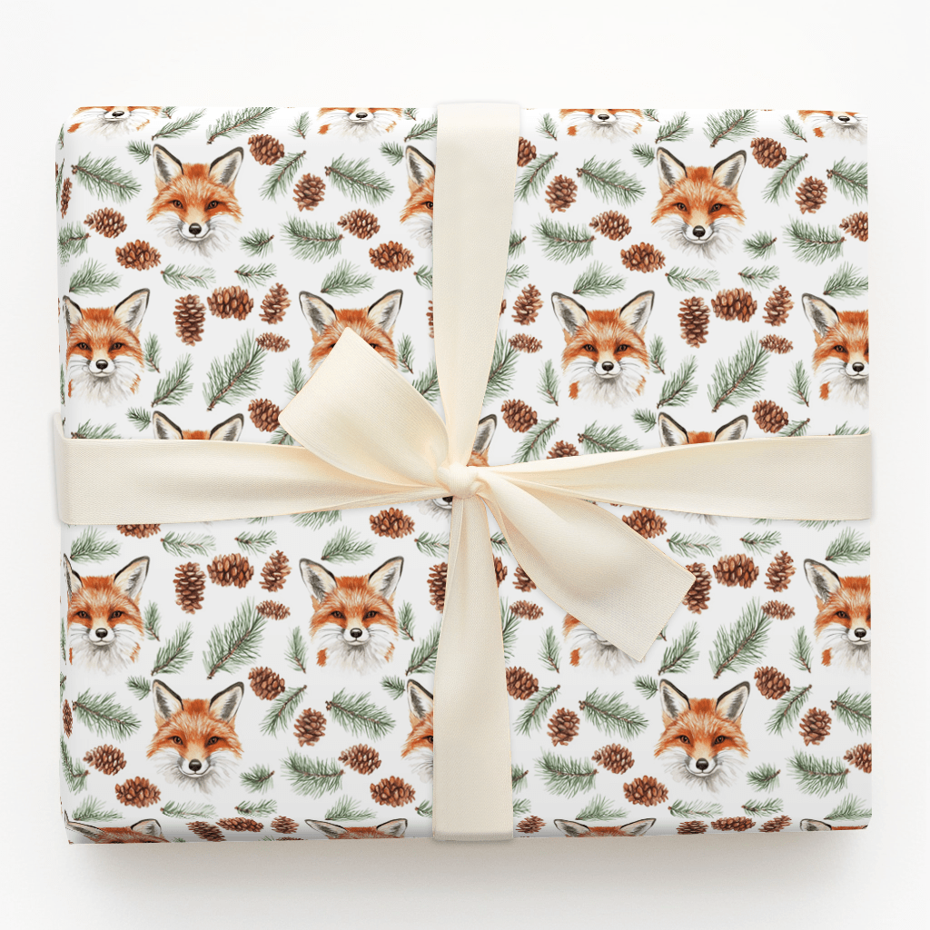 Fox Tracks - Wrapping Paper - Aspen & Arlo