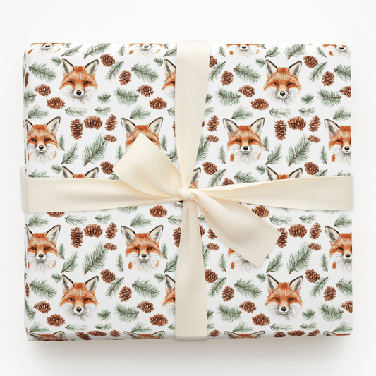 Fox Tracks - Wrapping Paper - Aspen & Arlo