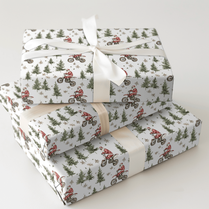 Wheelie Good Tidings - Wrapping Paper - Aspen & Arlo