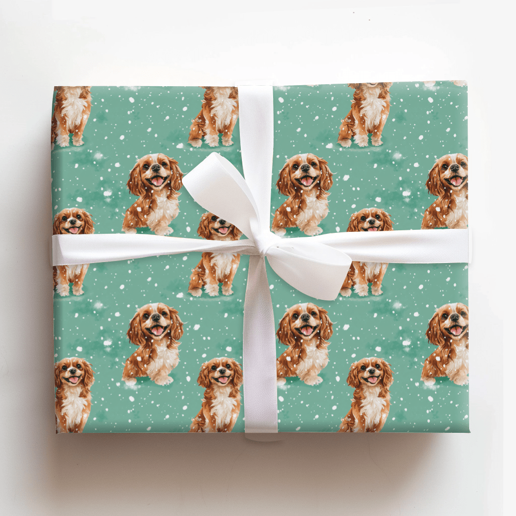 A Cavalier Christmas - Wrapping Paper - Aspen & Arlo