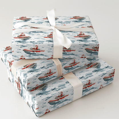 Sleigh at Sea - Wrapping Paper - Aspen & Arlo
