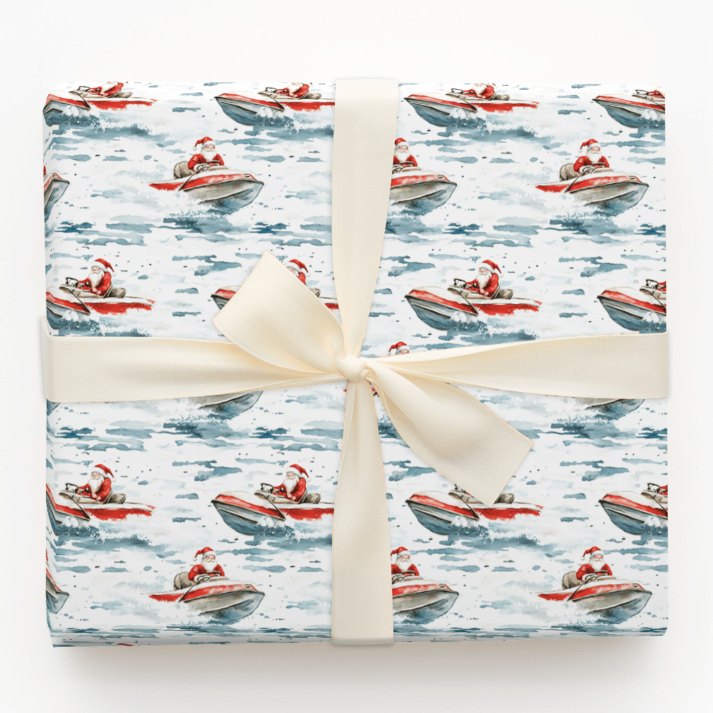 Sleigh at Sea - Wrapping Paper - Aspen & Arlo