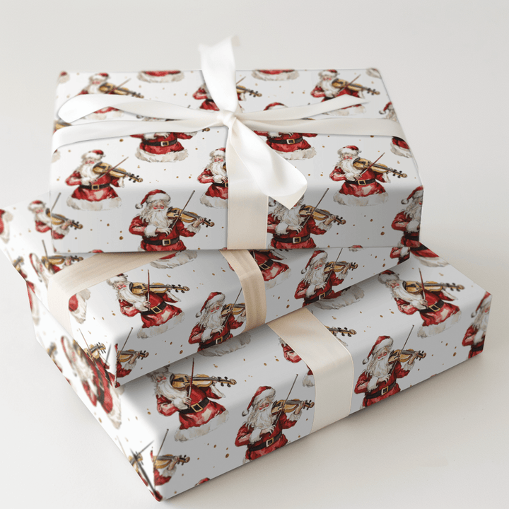 Jolly Jingle and Strings - Wrapping Paper - Aspen & Arlo