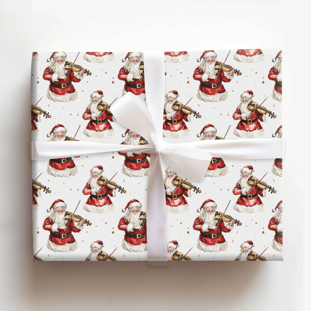 Jolly Jingle and Strings - Wrapping Paper - Aspen & Arlo