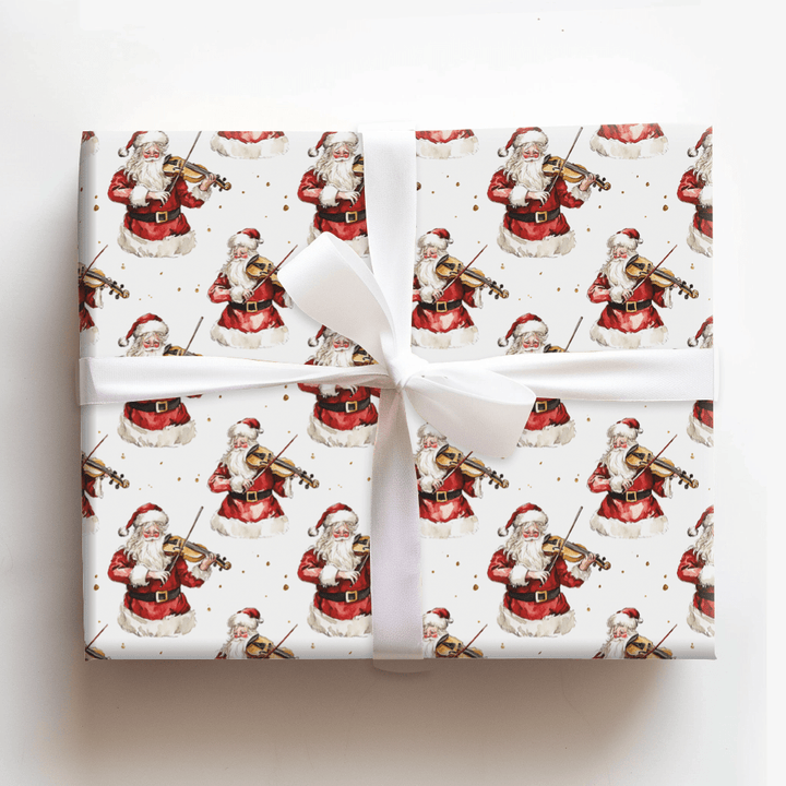 Jolly Jingle and Strings - Wrapping Paper - Aspen & Arlo