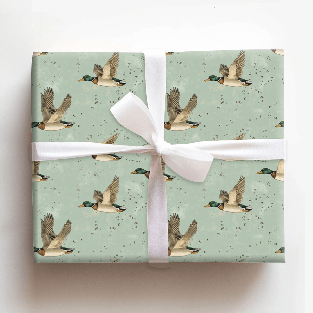 Dapper Wrapping Dapper Drake Wrapping Paper: Duck Hunting Gift Wrap – Aspen & Arlo