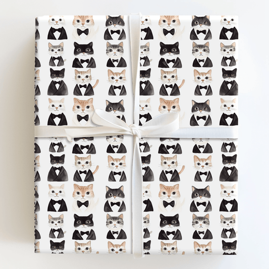 Be a Fancy Cat - Wrapping Paper - Aspen & Arlo