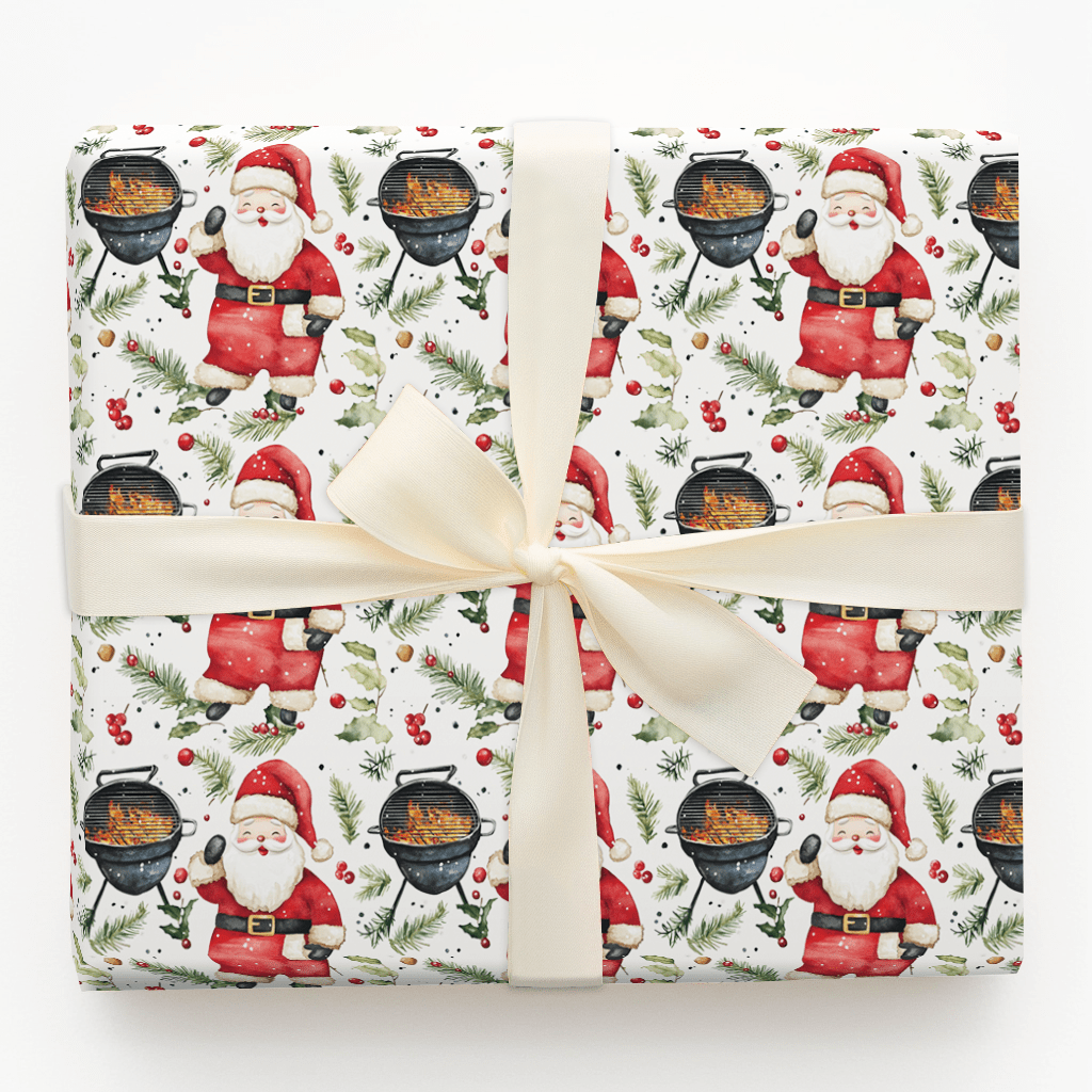 North Pole BBQ - Wrapping Paper - Aspen & Arlo