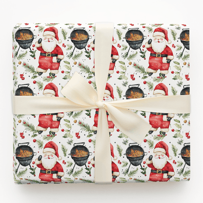 North Pole BBQ - Wrapping Paper - Aspen & Arlo