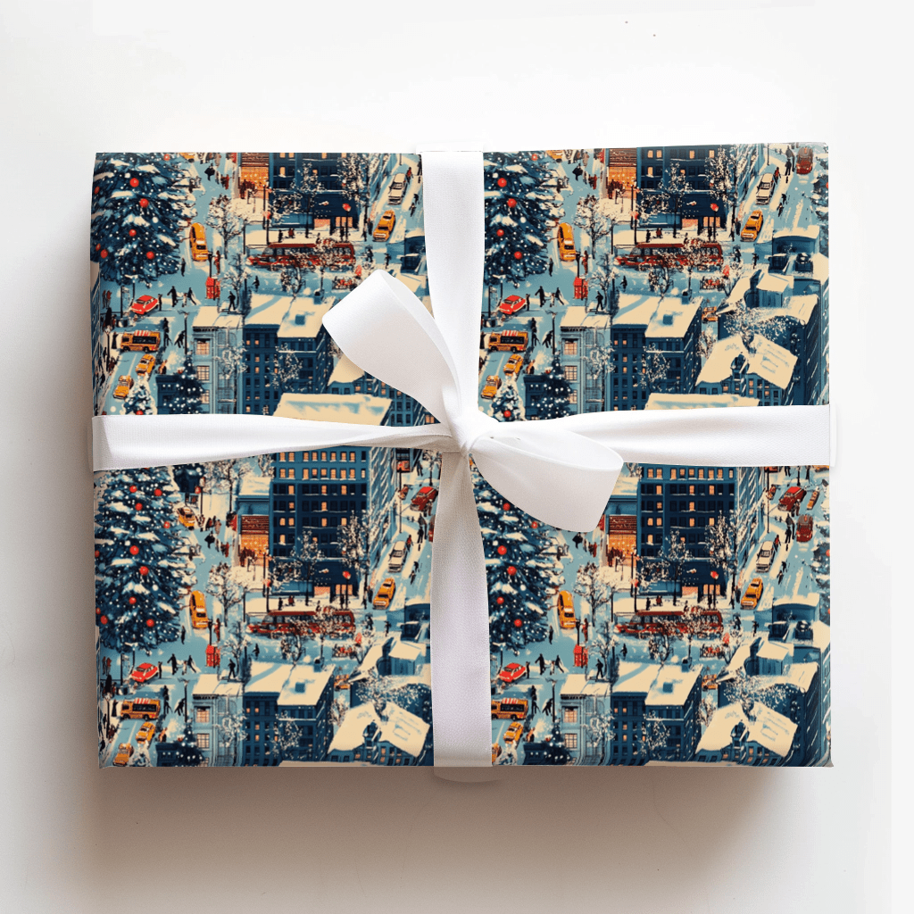 A Festive Fifth Ave - Wrapping Paper - Aspen & Arlo
