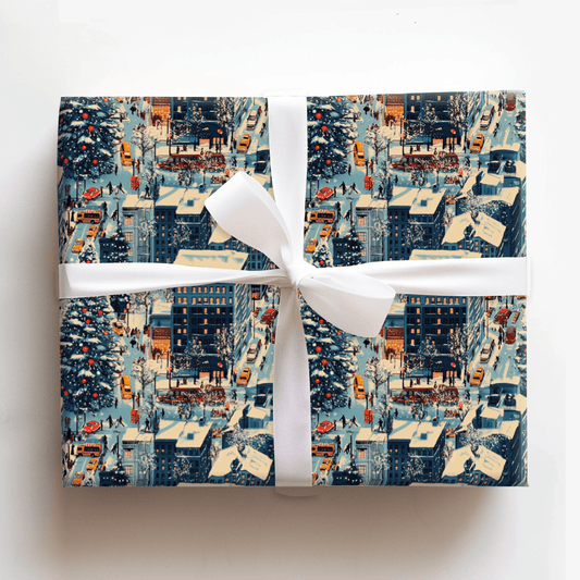 A Festive Fifth Ave - Wrapping Paper - Aspen & Arlo