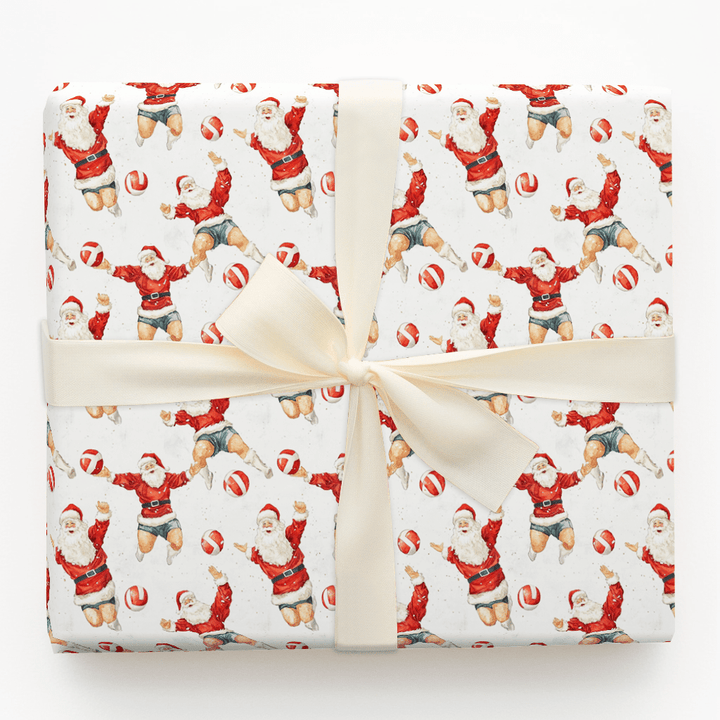 Santa's Snowy Set - Wrapping Paper - Aspen & Arlo