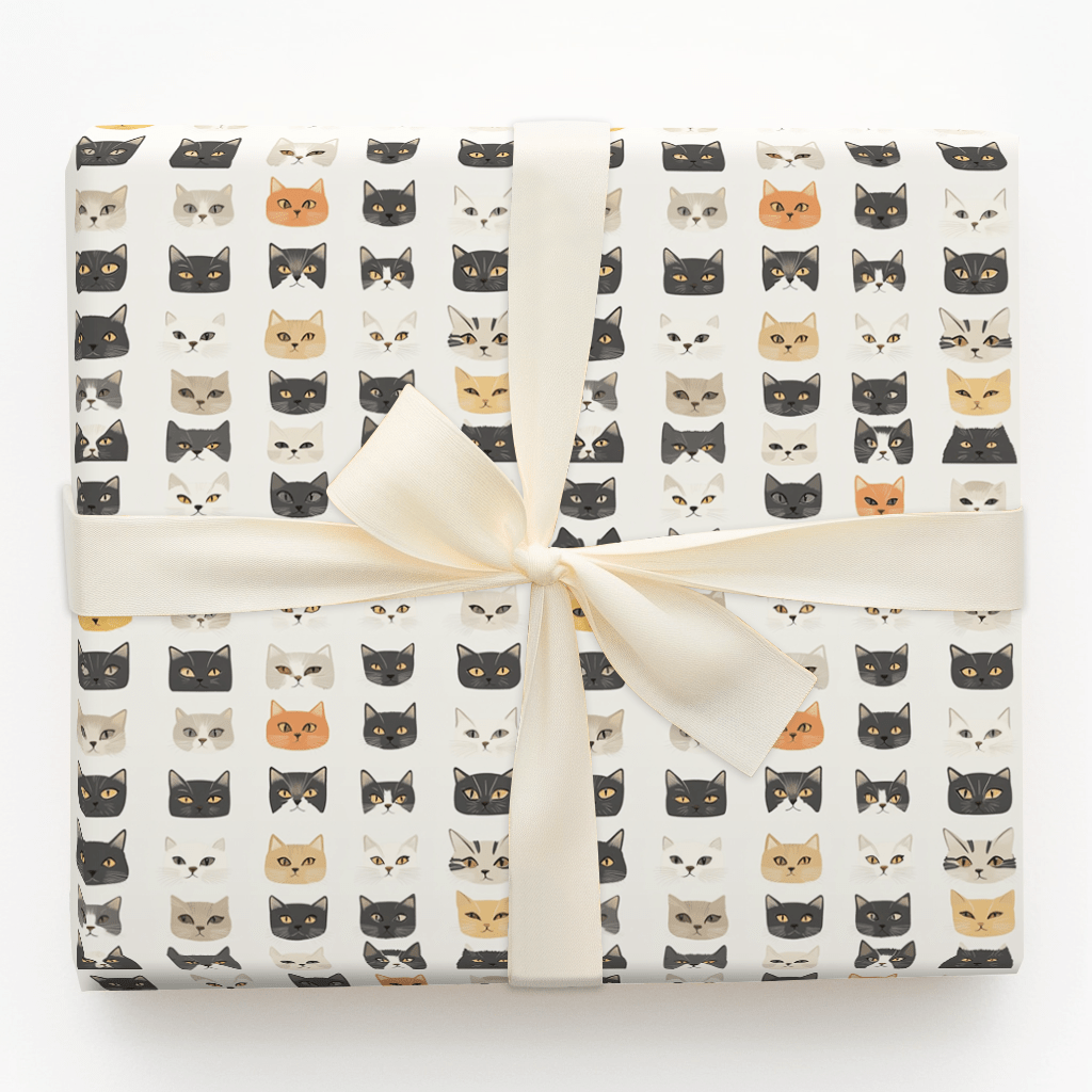 Cat Eyes - Wrapping Paper - Aspen & Arlo