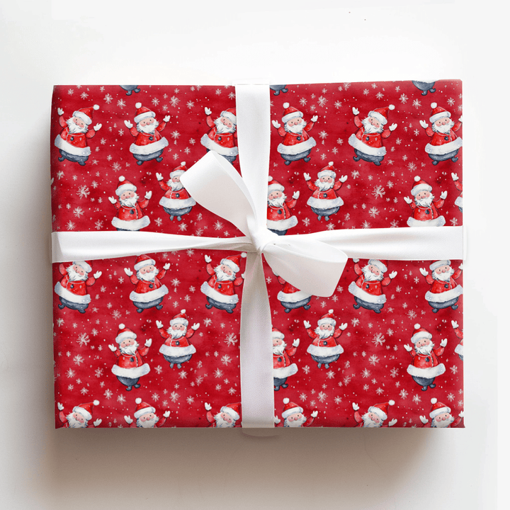 Claus for Celebration - Wrapping Paper - Aspen & Arlo