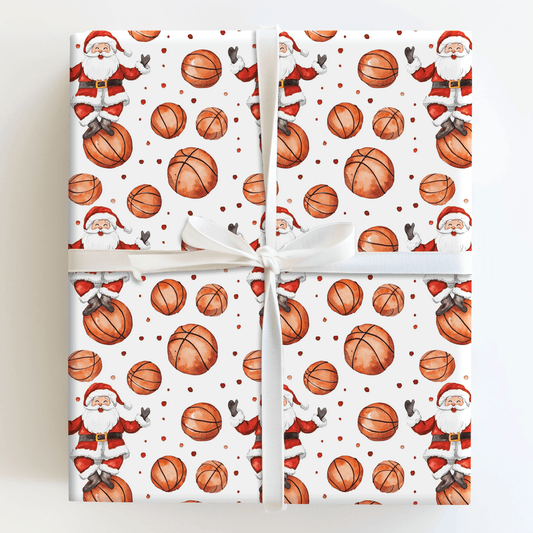 Hoop Saint Nick - Wrapping Paper - Aspen & Arlo