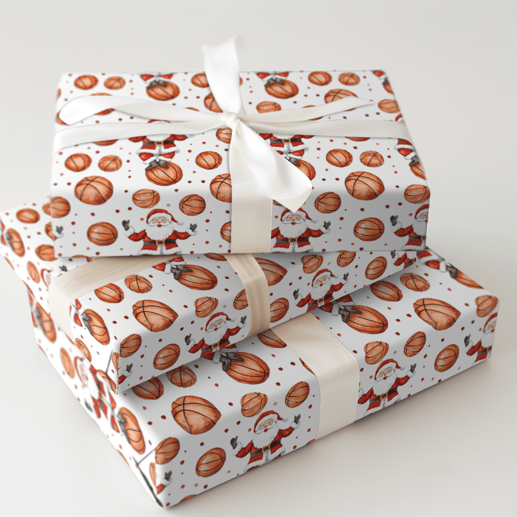 Hoop Saint Nick - Wrapping Paper - Aspen & Arlo