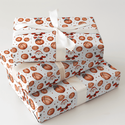 Hoop Saint Nick - Wrapping Paper - Aspen & Arlo