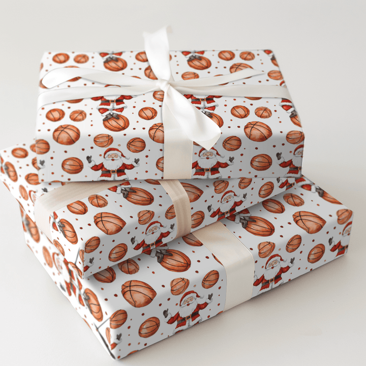 Hoop Saint Nick - Wrapping Paper - Aspen & Arlo